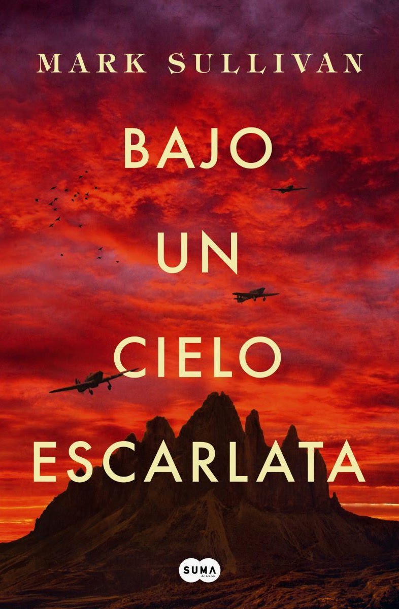 Portada de Bajo un cielo escarlata